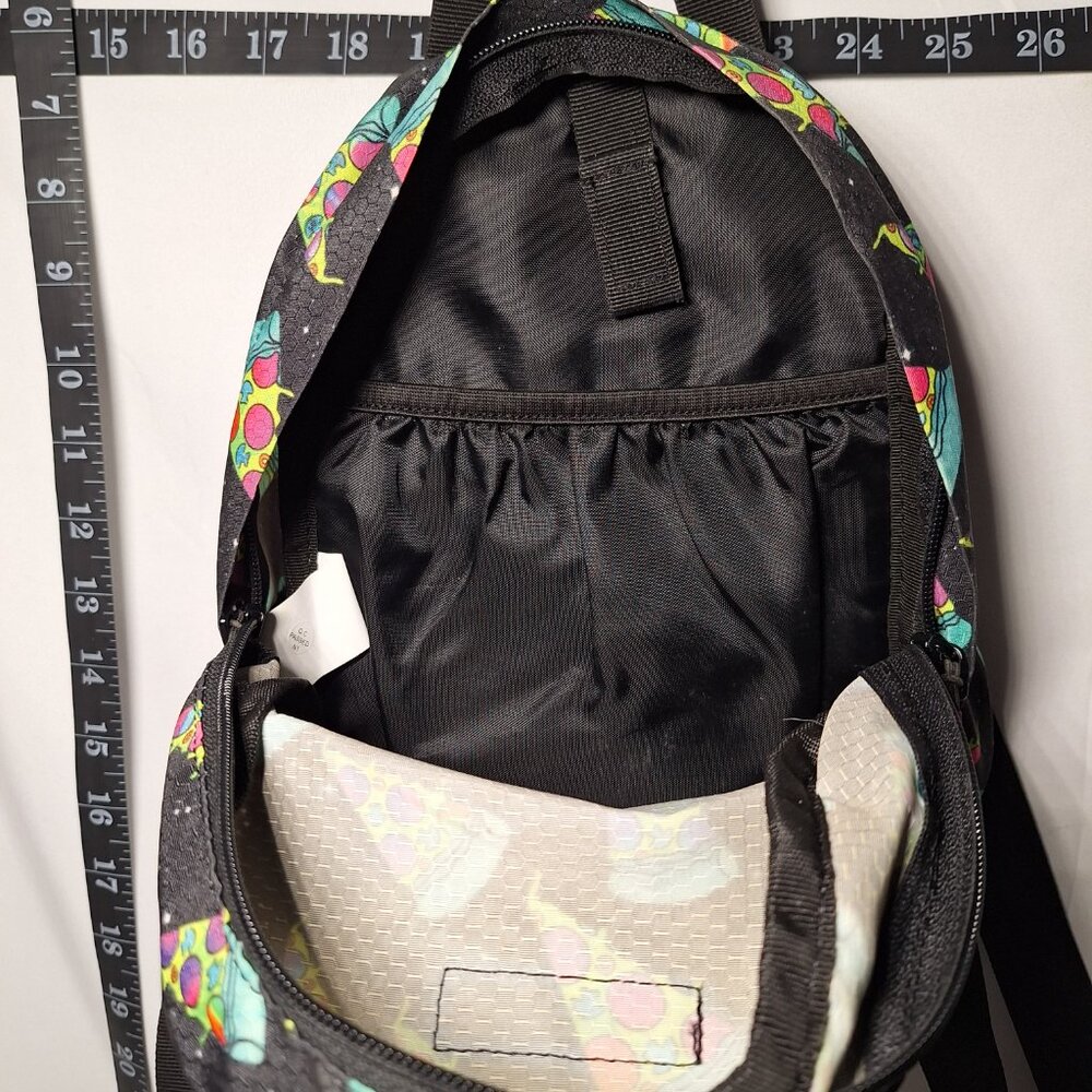 Vibedration Hydration Backpack w/o bladder - Small Size - Pizza - Used - Picture 8 of 10